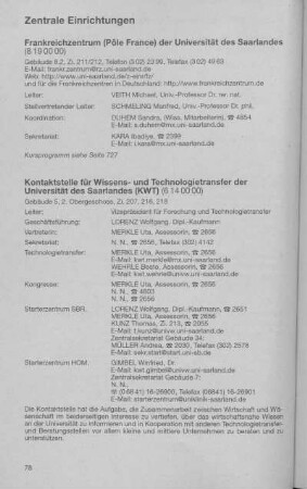Kontaktstelle für Wissens- und Technologietransfer