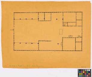 Nordleda ([Landkreis Hadeln]): Klosterhof. Haupthaus (Grundriss)