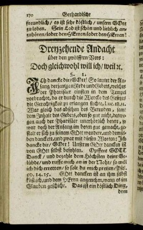 Dreyzehende Andacht