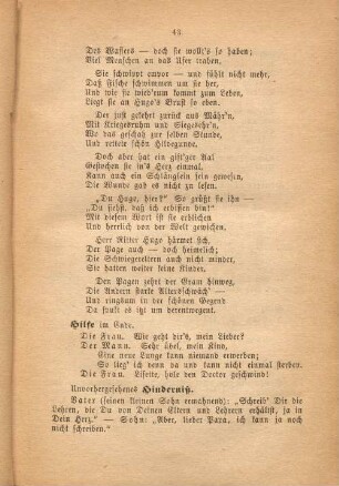Unvorhergesehenes Hinderniß.