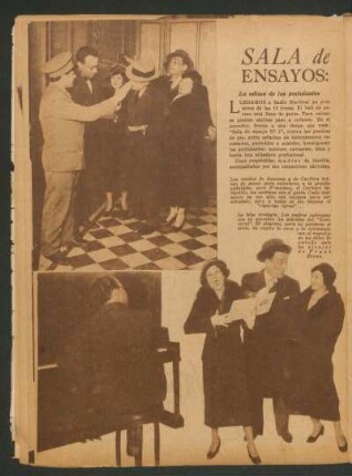 Sala de ensayos: La odisea de los postulantes
