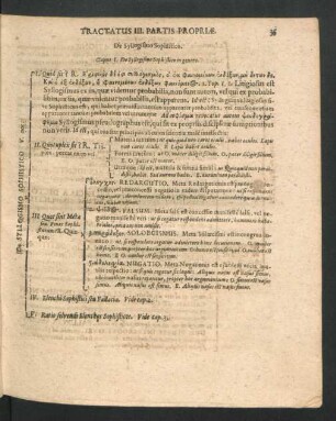 Tractatus III. Partis Propriae.