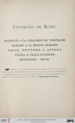 Environs de Rome