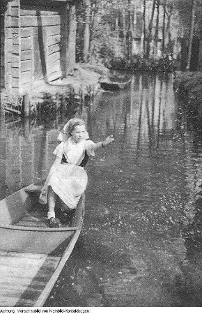 Spreewald, Kulturgruppe Lübben, Lübbenau-Lehde, April 1952