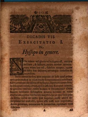 Georgii Wolfgangi Wedelii Exercitationum Medico-Philologicarum Sacrarum Et Profanarum Decas ..., 7