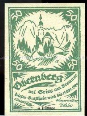 Obernberg, Tirol 50 Heller