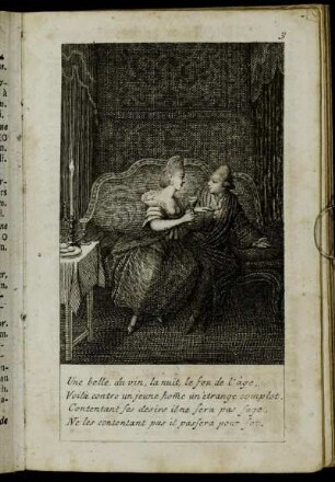 Une belle, du vin, la nuit le feu de l'âge. [...]
