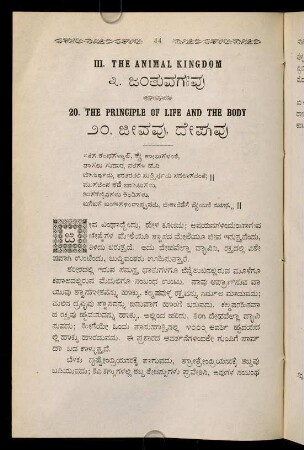 3. jaṃtuvargavu - The Animal Kingdom