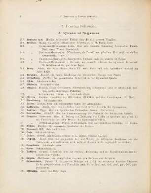 Verzeichnis der Programme, welche im Jahre ... von den höheren Schulen Deutschlands (ausschl. Bayerns), soweit sie an Austausch teilnehmen, veröffentlicht werden. 1877