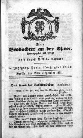 52. Stueck, 29. Dezember 1851