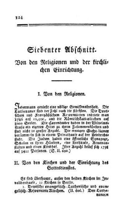 Siebenter Abschnitt. Von den Religionen und der kirchlichen Einrichtung