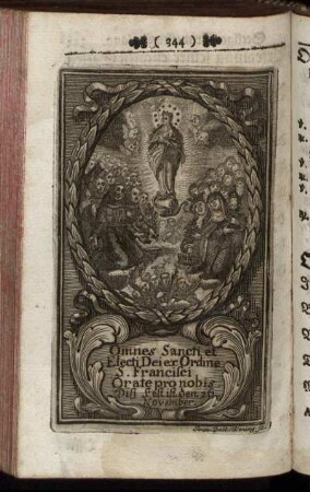 [Officium von allen Ordens-Heiligen deß H. Francisci.]