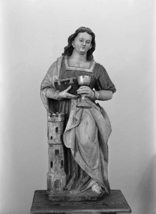 Figur der heiligen Barbara