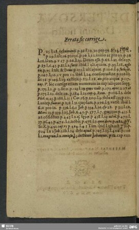 Errata sic corrige