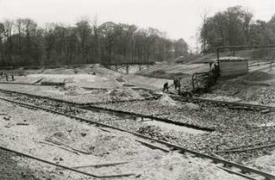 Elster-Luppe Regulierung, 14. Mai 1935 : Sicherung der Flussohle durch Packlager