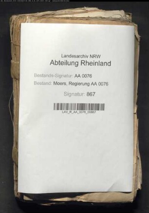 Edikte und Verordnungen für das Justiz-Departement der Regierung zu Moers
