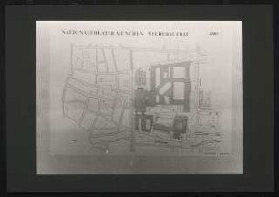 Nationaltheater, München Wettbewerb: Lageplan 1:1000