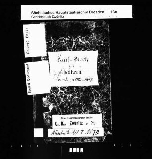 Gerichtshandelsbuch von Thalheim (bei Stollberg), Bd. 11