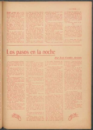 Los pasos en la noche