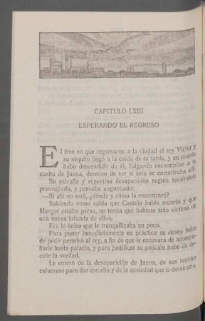 Capítulo LXIII - Esperando el regreso