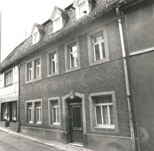 Colditz, Töpfergasse 18. Wohnhaus (1805). Straßenansicht