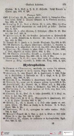 Hydrophobia (Nr. 4578 - 4594)