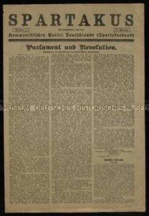 Kommunistische Zeitung. 1919
