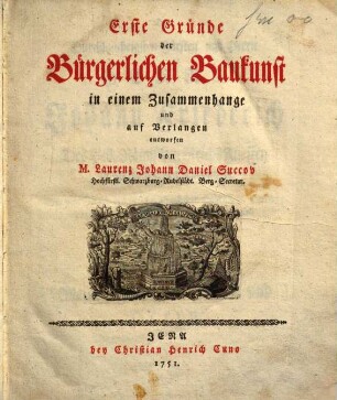 Erste Gründe der Bürgerlichen Baukunst