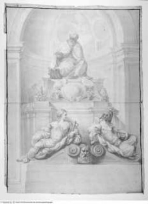 Concorso Accademico 1708, Terza Classe: Grabmal Pauls III. in San Pietro