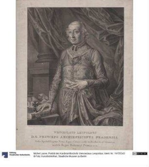 Porträt des Kardinal-Bischofs Wenceslaus Leopoldus