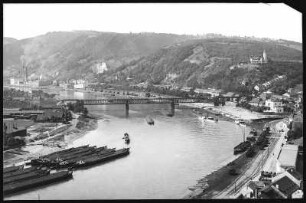 Aussig. Blick ins Elbtal mit Ferdinandshöhe