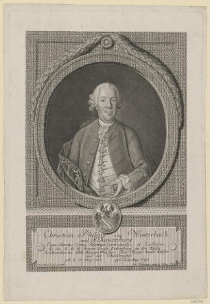 Bildnis des Christian Philipp von Winterbach und Schauenburg