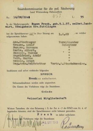 Frech, Eugen