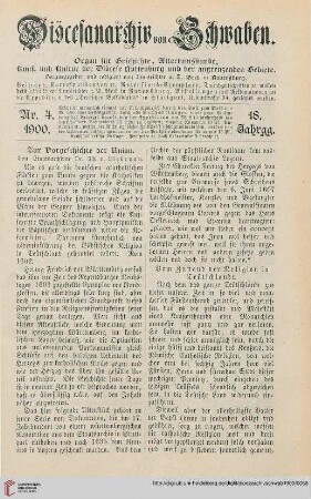 18: Zur Vorgeschichte der Union, [1]