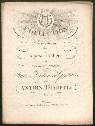 Collection des pièces choisies tirées des operas-ballets et des autres ouvrages : pour flûte, ou violon et guitarre, 2