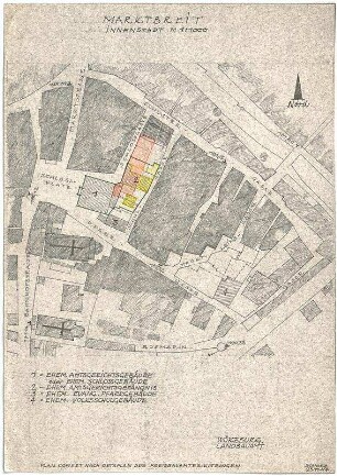 Döllgast, Hans; Marktbreit; Stadtplanung Marktbreit - Lageplan