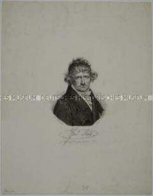 Brustbildnis des Kupferstechers Johann Friedrich Bolt