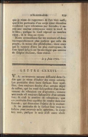 Lettre CXXXVI-CXL