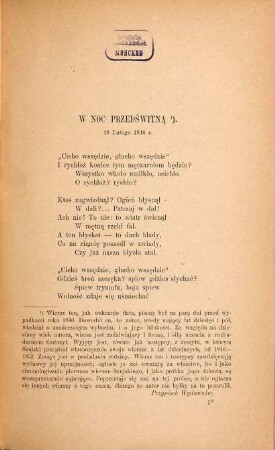 Dzieła Józefa Szujskiego, 1,1. Poezye