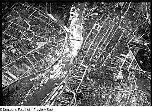 Frankfurt (Oder). Stadtansicht. Luftbild-Senkrechtaufnahme (aus 2560 m Höhe)