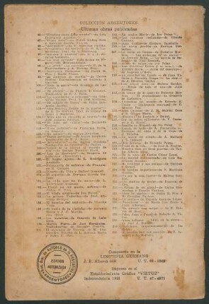 Colección Argentores - Últimas obras publicadas