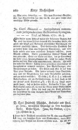 Vermischte Beyträge zu dem deutschen Recht. T.1.