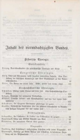283-285 Inhaltsverzeichnis