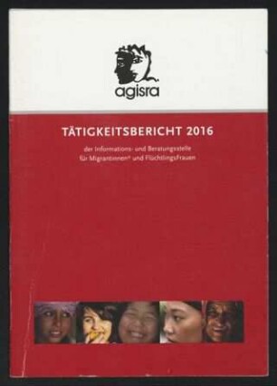 agisra Tätigkeitsbericht 2016