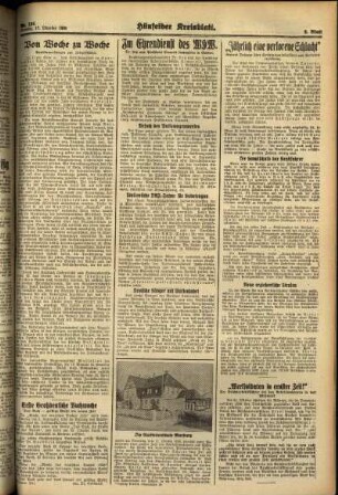 Zweite Ausgabe vom Montag, den 17. Oktober 1938.