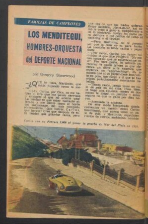 Los Menditegui, hombres-orquesta del deporte nacional : Familias de campeones