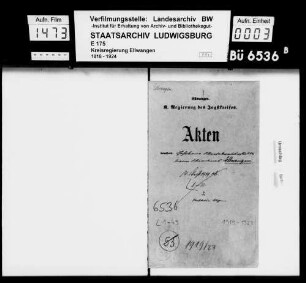 Obersekretäre in gehobener Stellung beim Oberamt Ellwangen