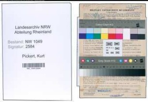 Entnazifizierung Kurt Pickert , geb. 08.02.1911 (Arzt)