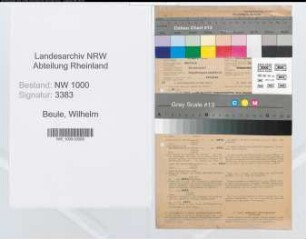 Entnazifizierung Wilhelm Beule, geb. 16.03.1914 ()