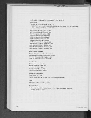 Im Oktober 1989 veröffentlichte Statistische Berichte
